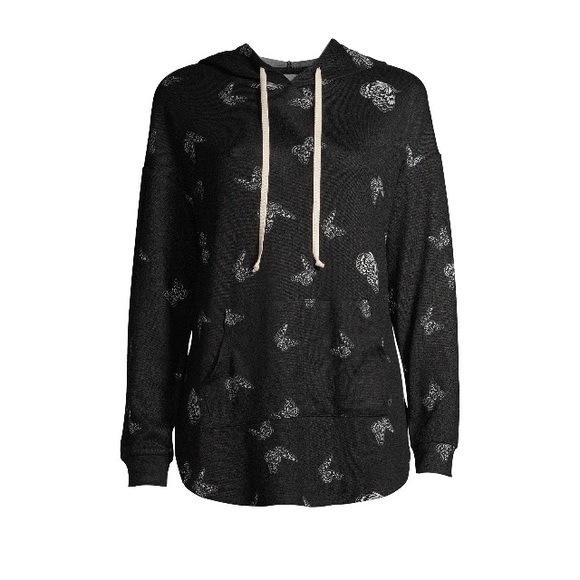 No Boundaries Juniors Super Soft Printed Hoodie - Picture 3 of 4